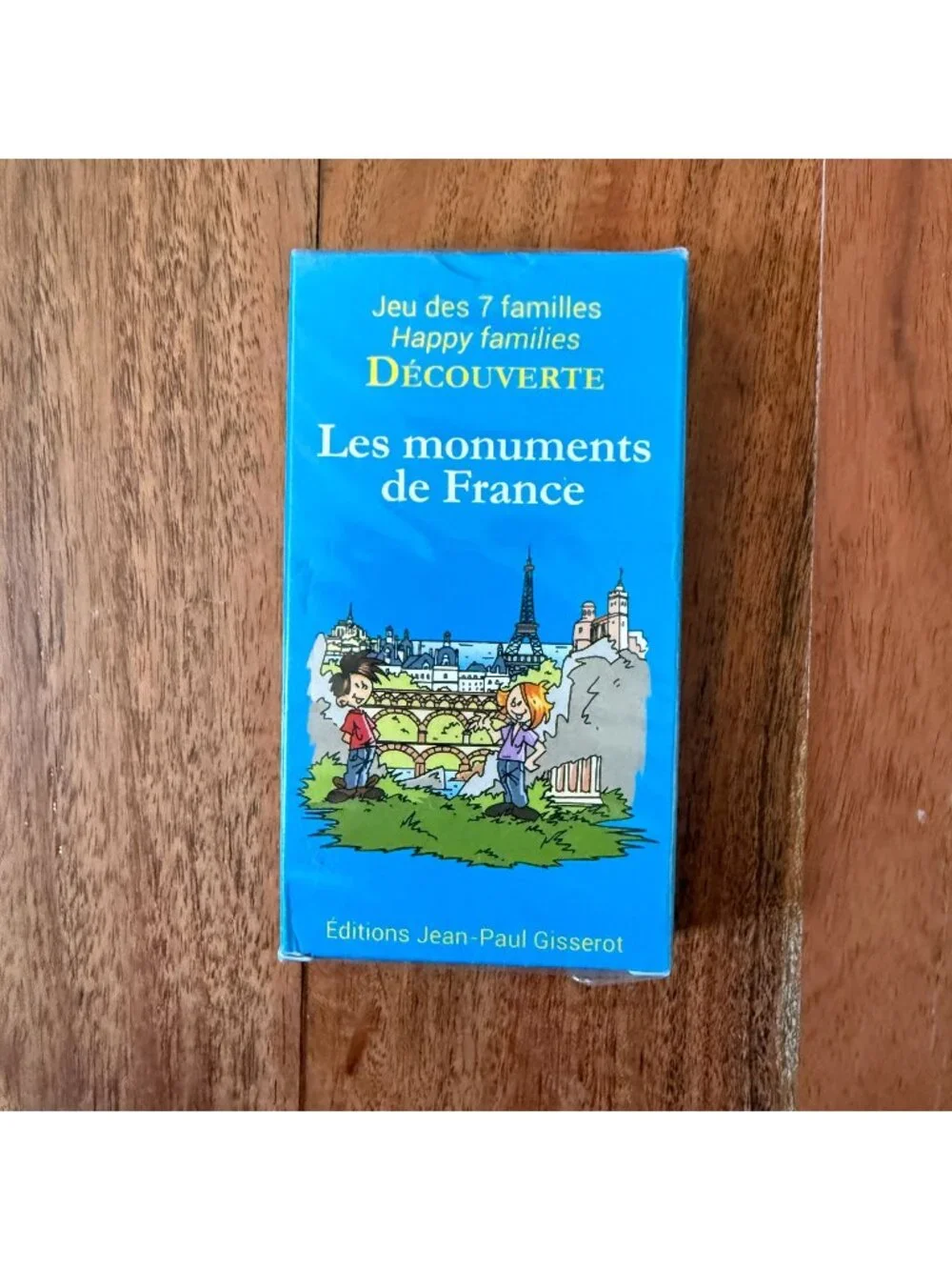 Les Monuments de France Jeu des 7 Familles Card Game Gisserot Bilingual Sealed